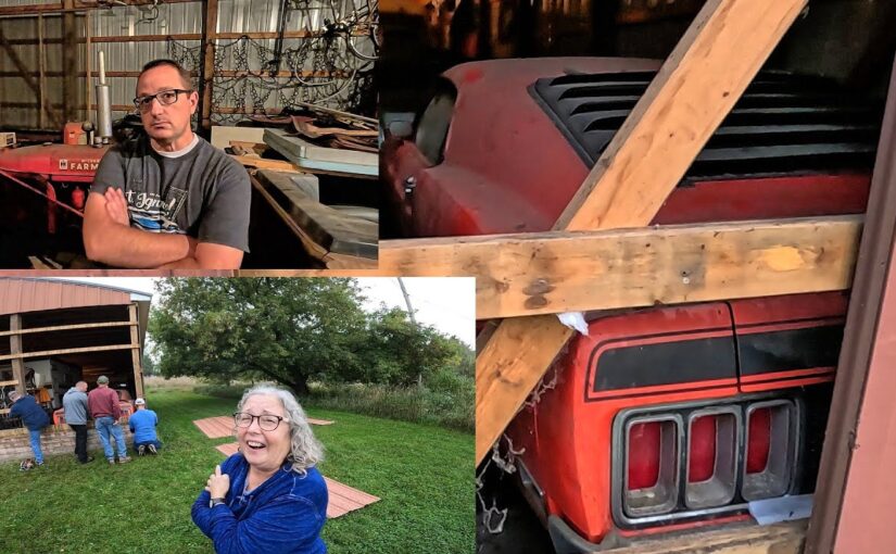 Caught 40 Years: Freeing An Old Ford Mustang From A Michigan Barn
